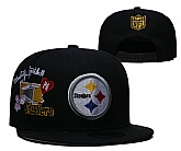 Steelers Team Logo Black Adjustable Hat YD,baseball caps,new era cap wholesale,wholesale hats